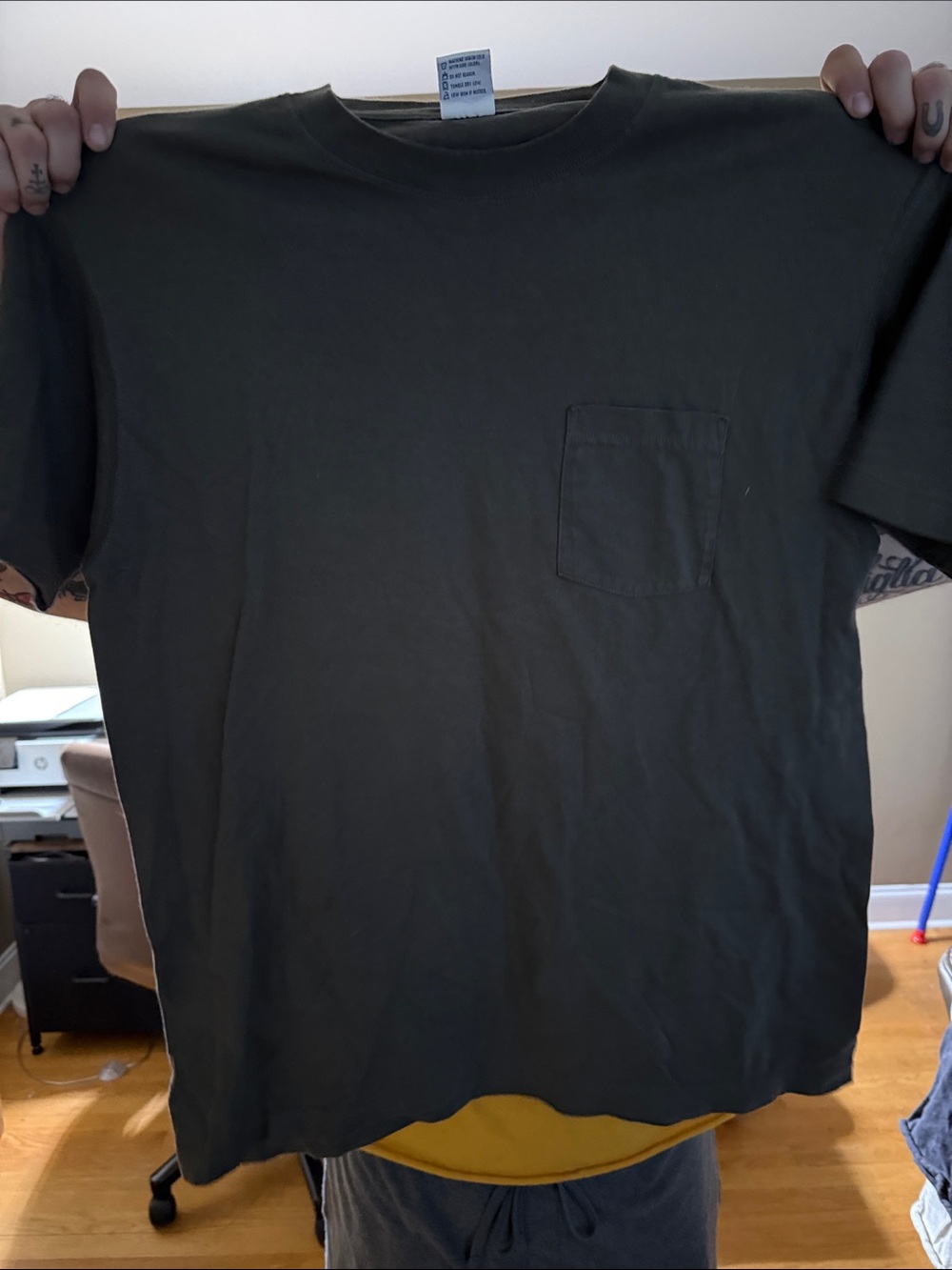 Jockey Men's Short Sleeve Pocket Tee - Olive Green